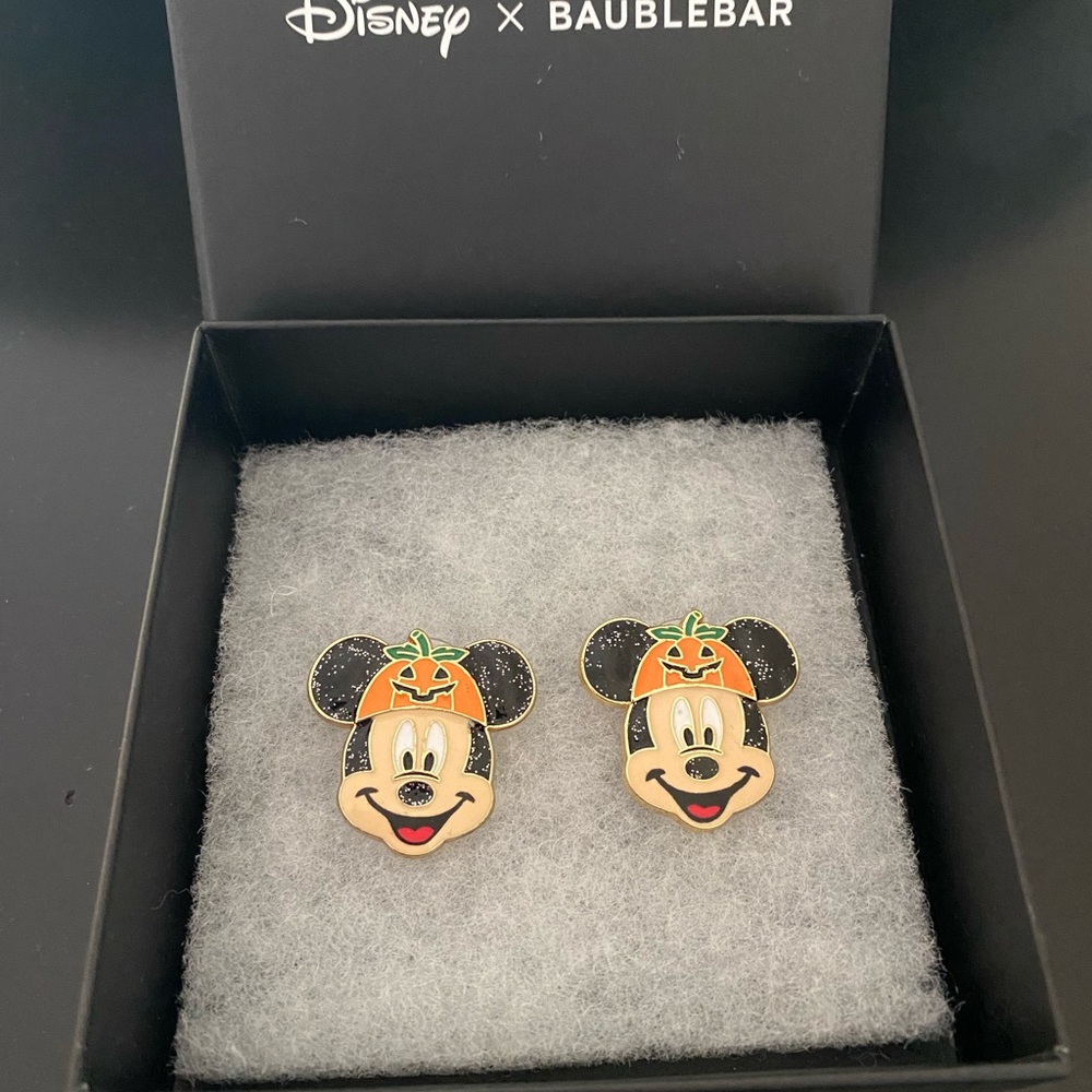 Disney BaubleBar Mickey Halloween earrings